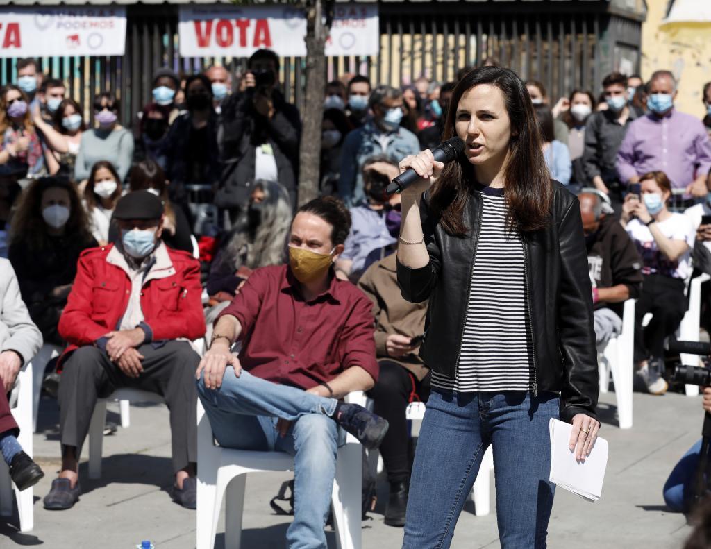 Belarra et Iglesias, dans un acte de campagne