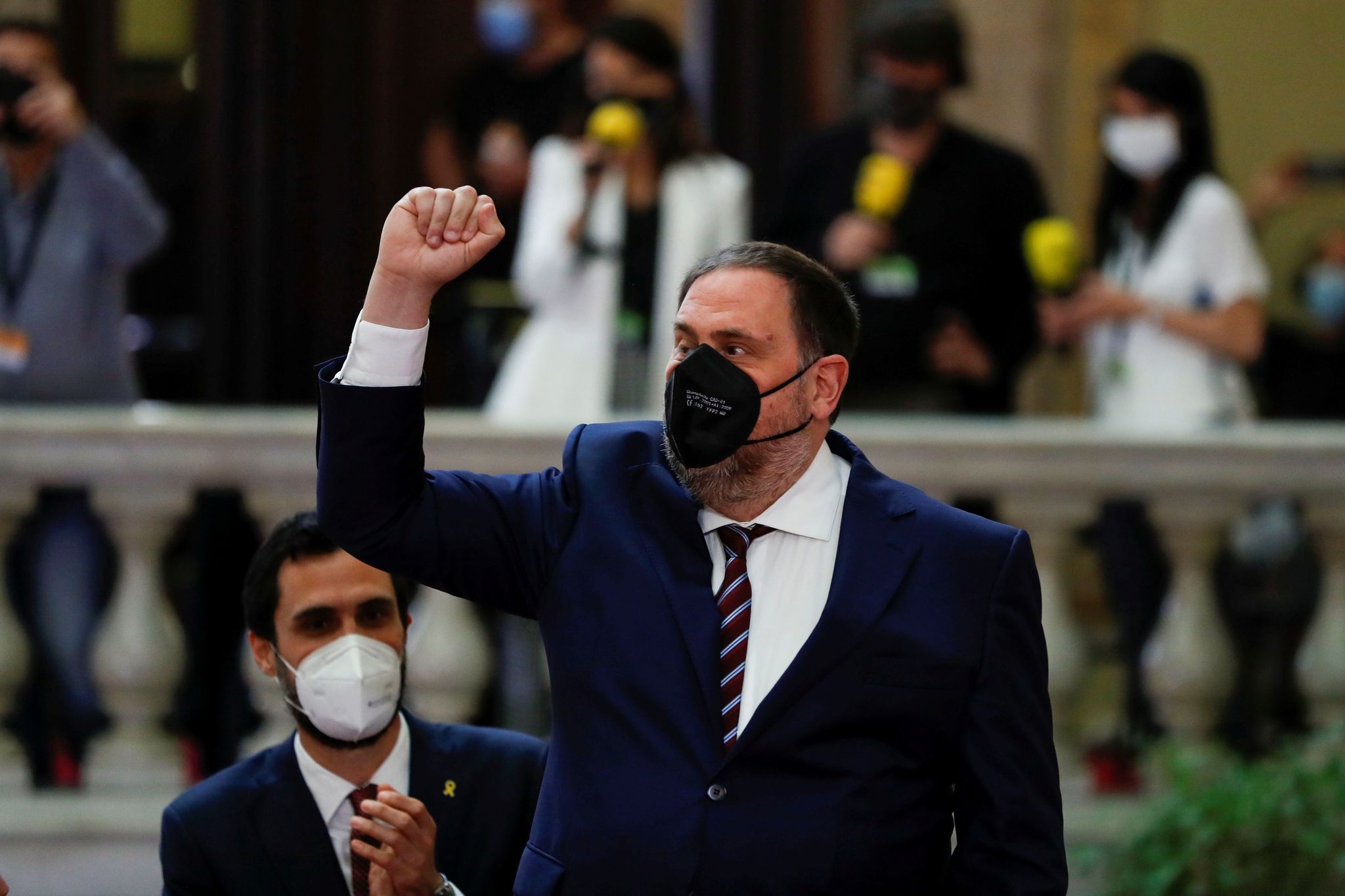 Oriol Junqueras, au Parlement.
