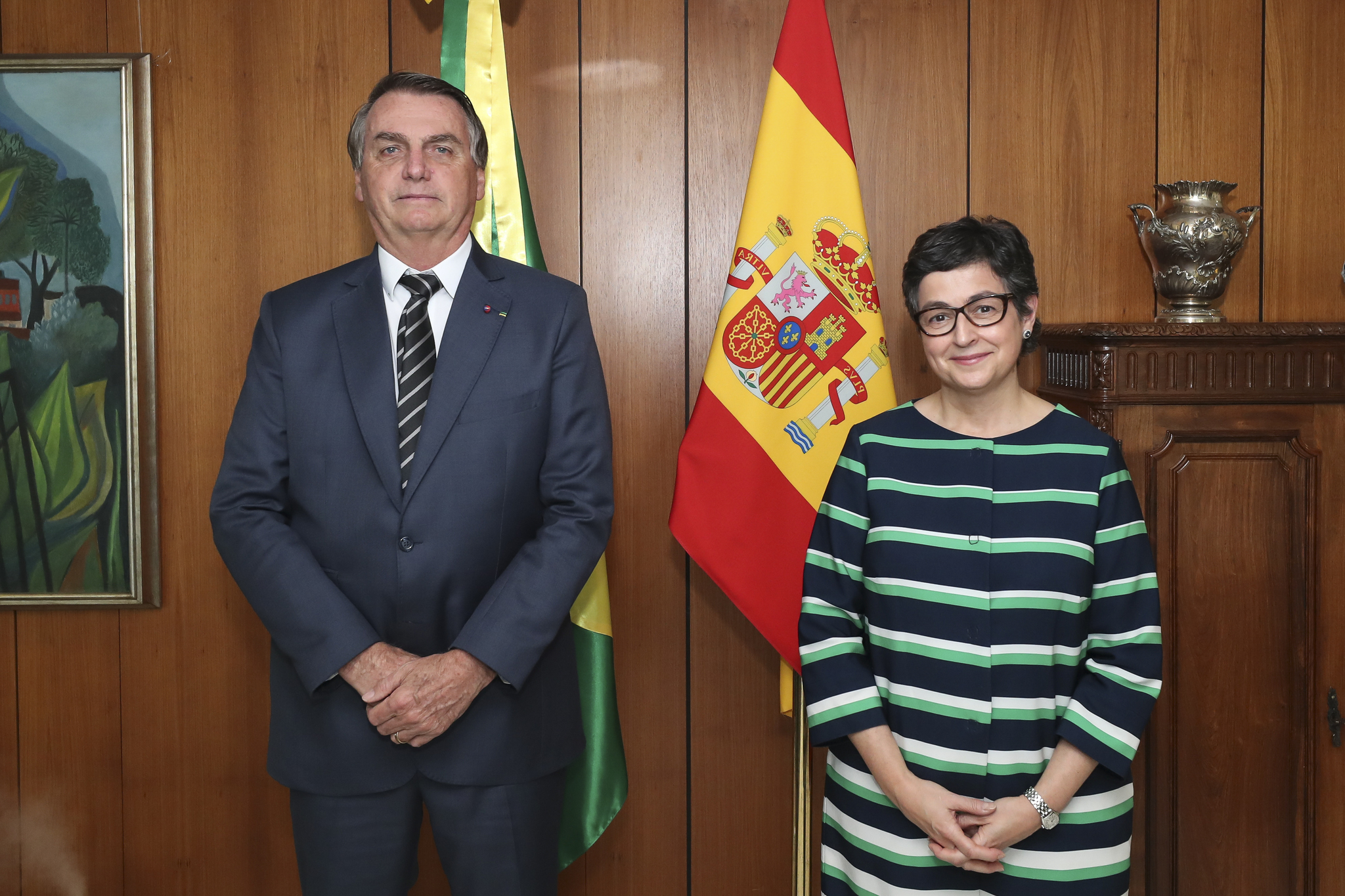Jair Bolsonaro et Arancha Gonz