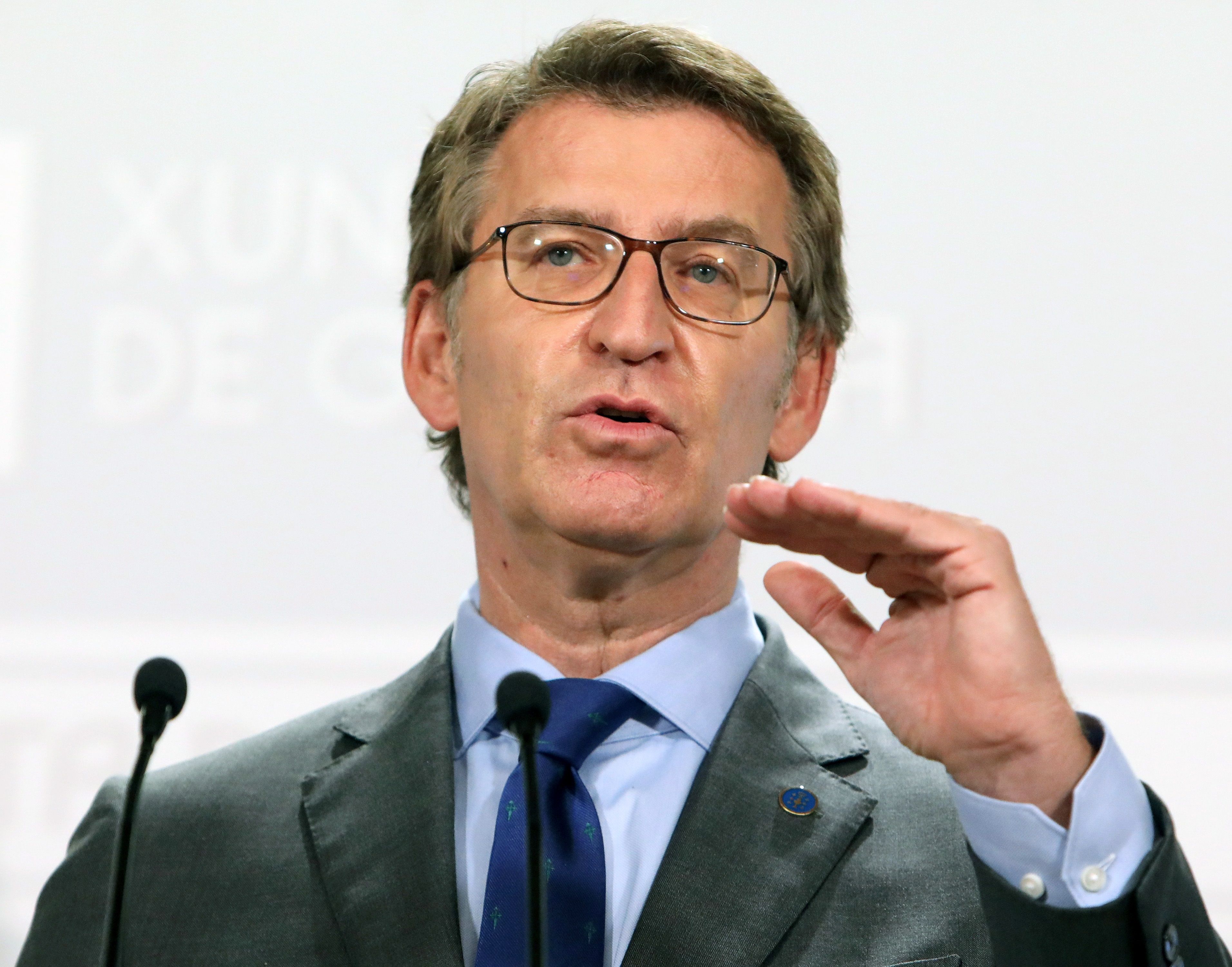 Le président de la Galice, Alberto N