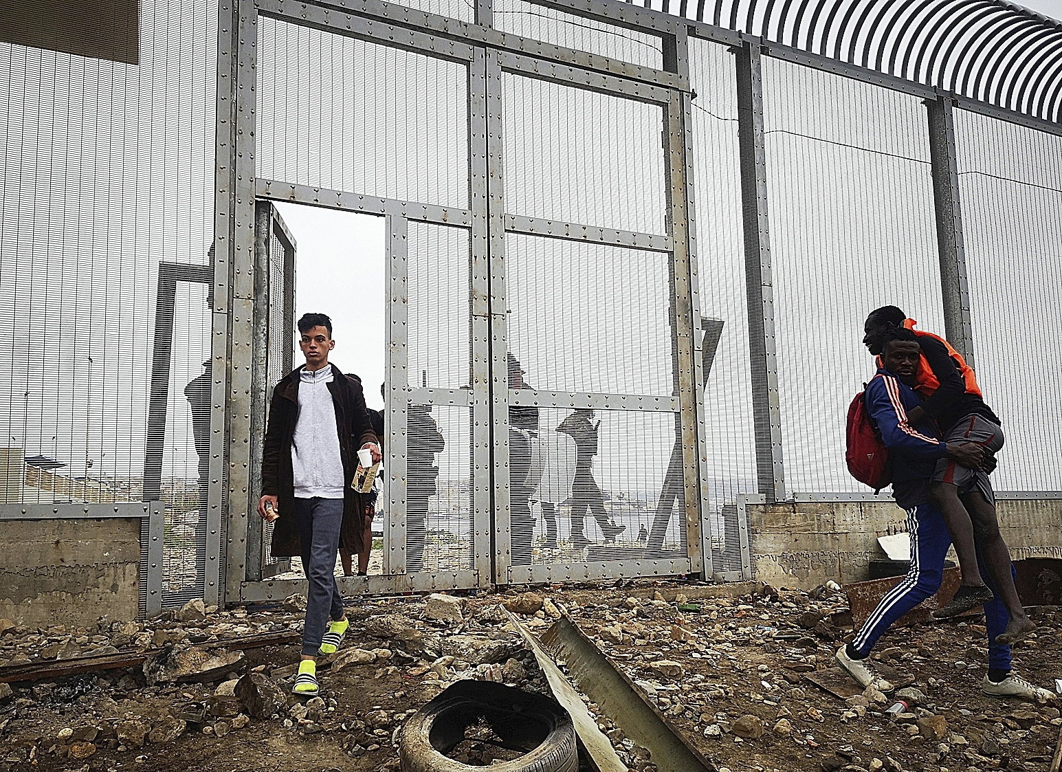 Les immigrés sont renvoyés au Maroc hier à Ceuta.