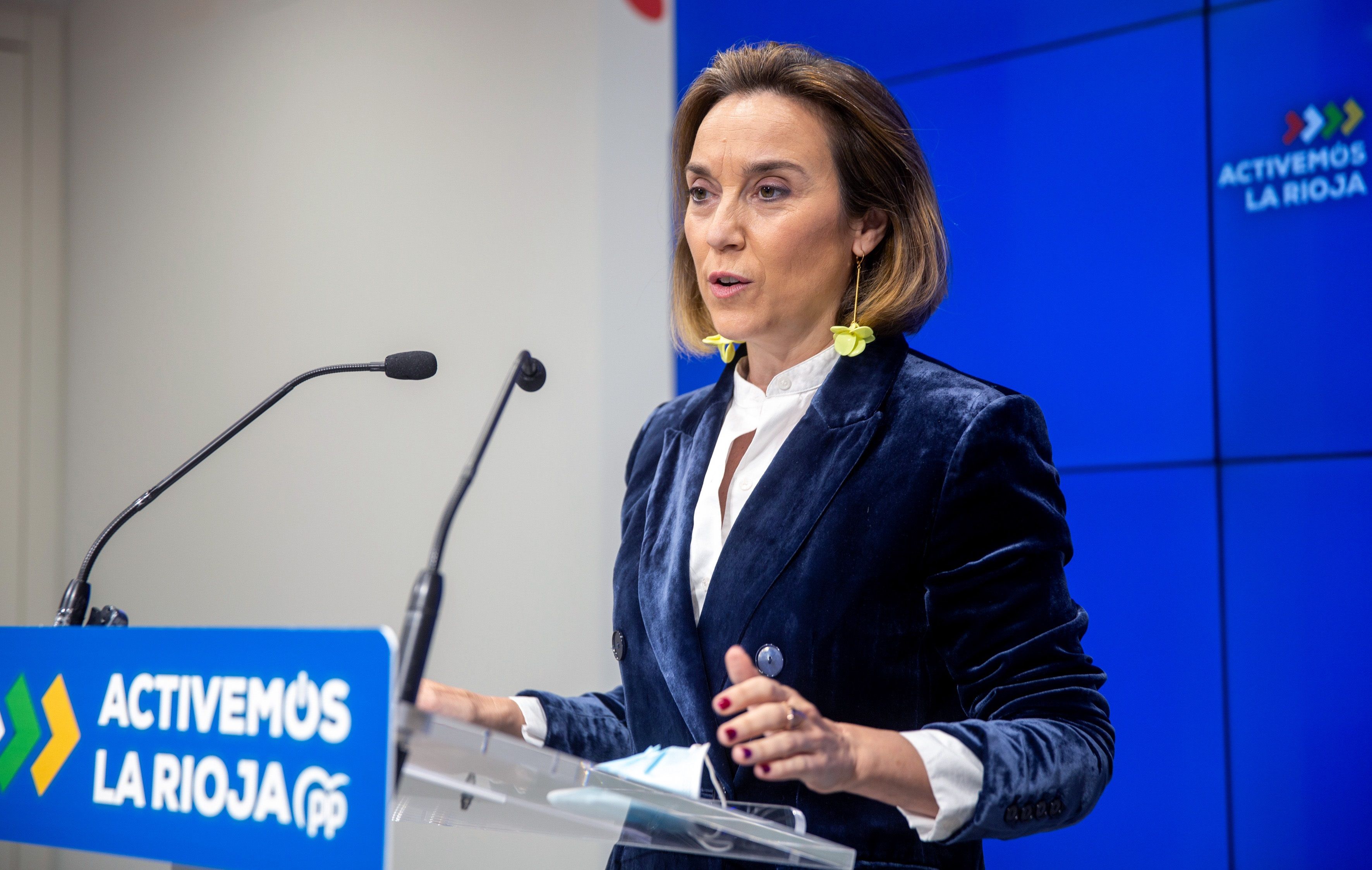Le porte-parole du PP au Congrès, Cuca Gamarra.