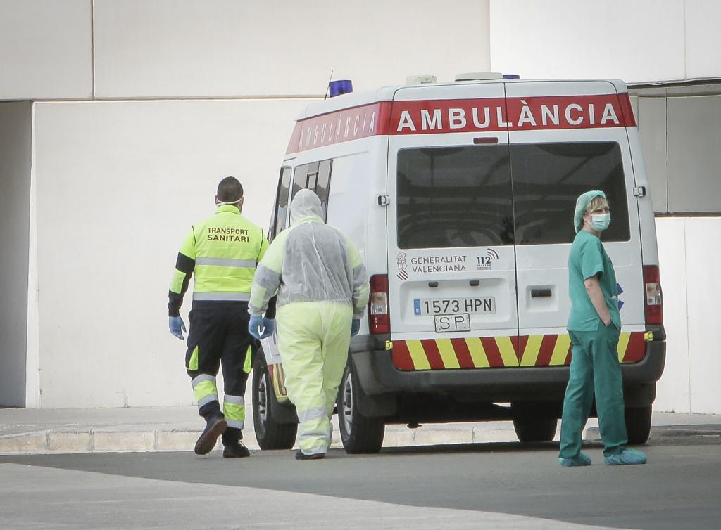 Personnel de santé de l'hôpital La Fe de Valence