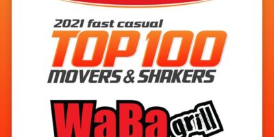 WaBa Grill nommé parmi les 100 meilleurs déménageurs et shakers de Fast Casual