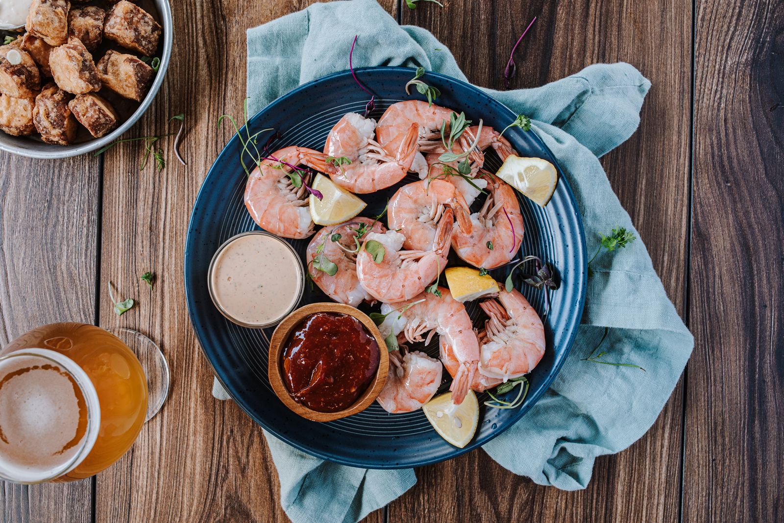 Cocktail de crevettes du sud Rock Bottom demi-livre Rock Bottom lance de nouveaux éléments de menu partageables