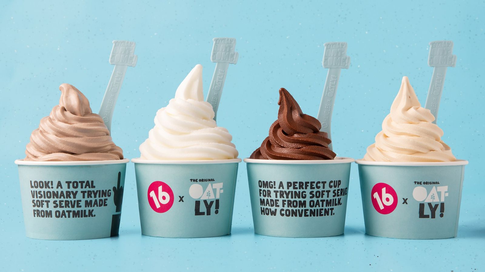 16 poignées et Oatly collaborent pour lancer 2 saveurs exclusives Oatmilk Soft Serve cet été