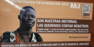 Ils ont mis une affiche sur les mineurs non accompagnés à l&rsquo;endroit où celui de Vox devait montrer de vraies histoires d&rsquo;intégration