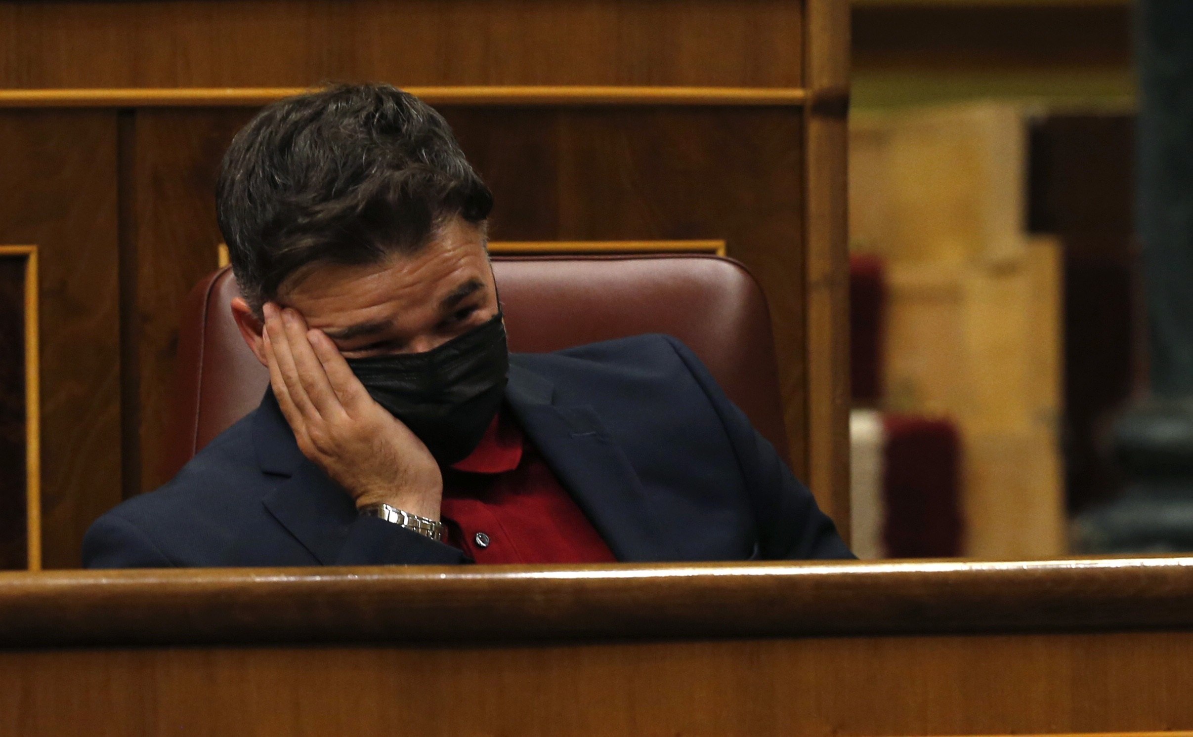 Le porte-parole de l'ERC, Gabriel Rufi