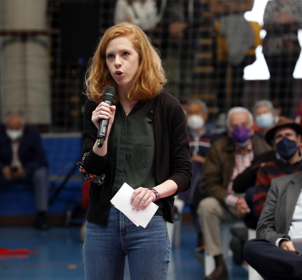 Verstrynge, lors d'un acte de la campagne de Madrid.