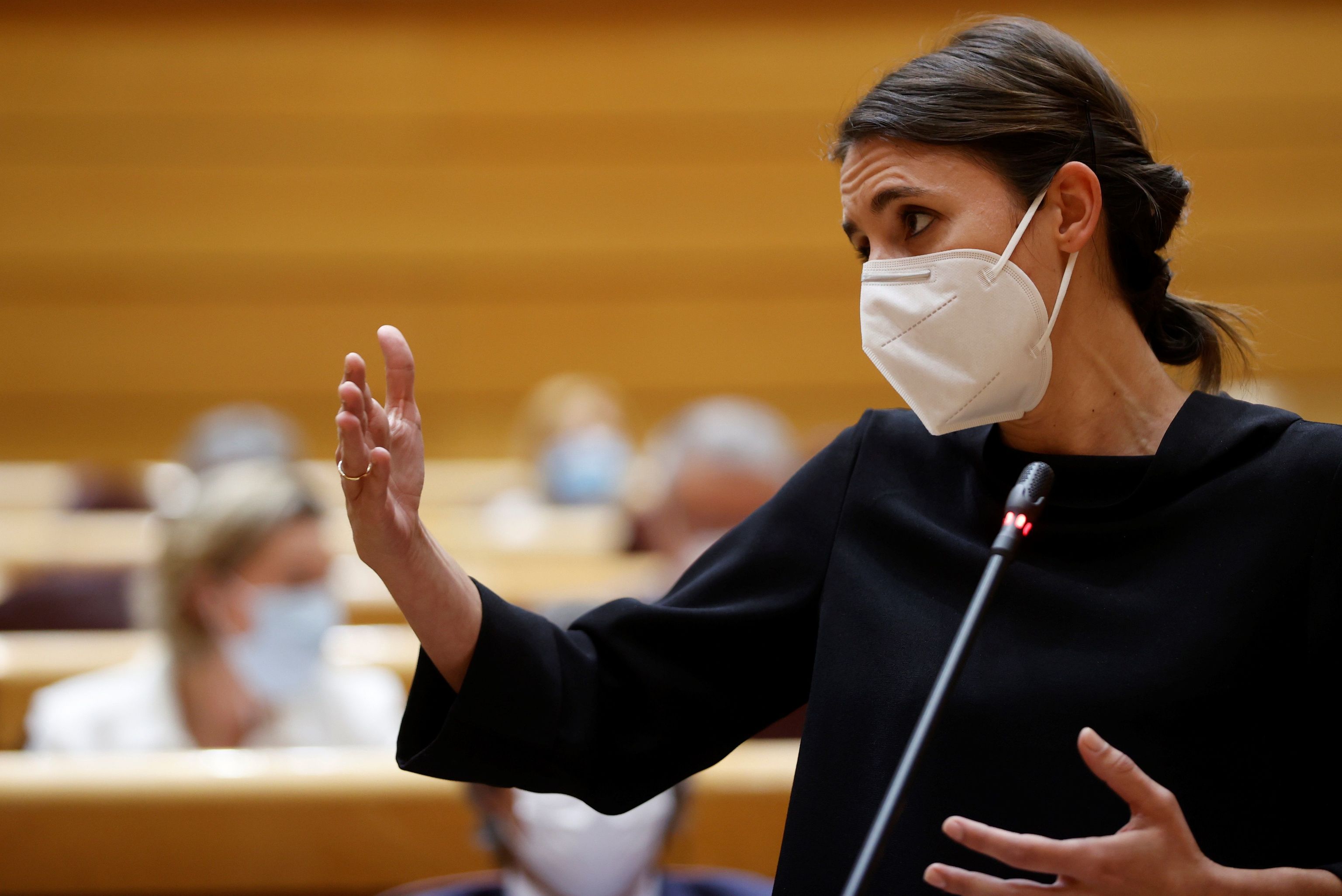 La ministre de l'Égalité, Irene Montero, au Sénat