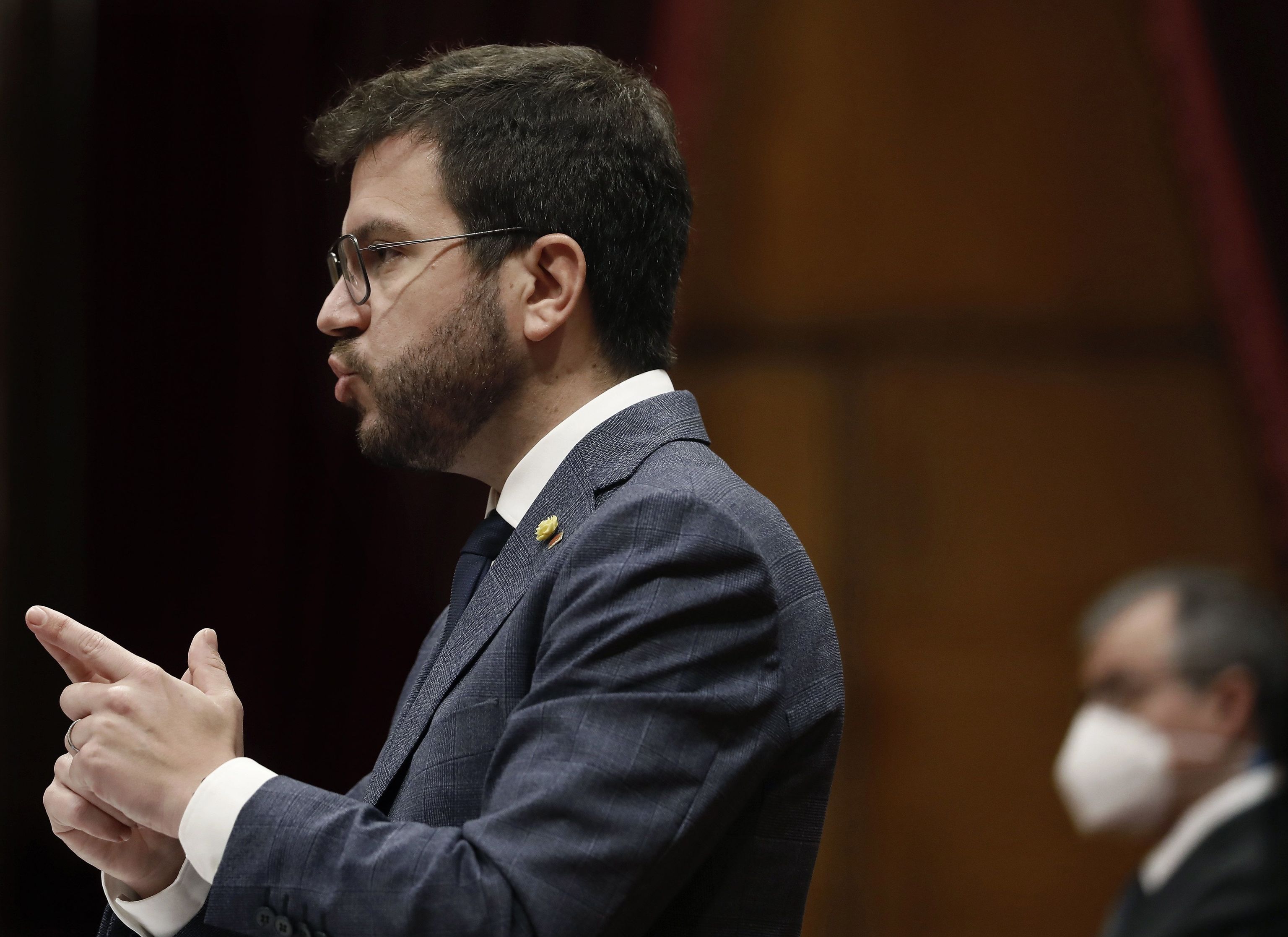 Le Président de la Generalitat, Pere Aragon