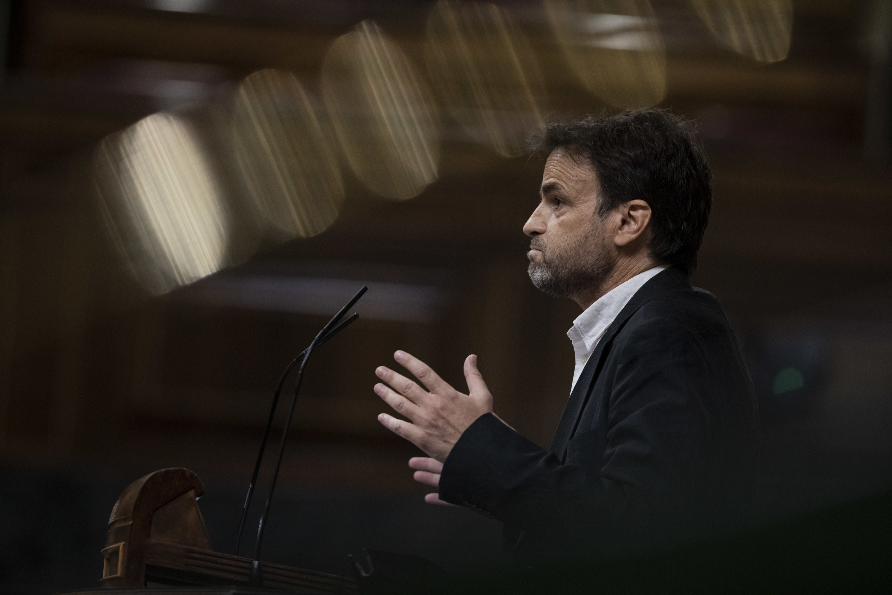 Jaume Asens (United We Can) défend son initiative au Congrès.