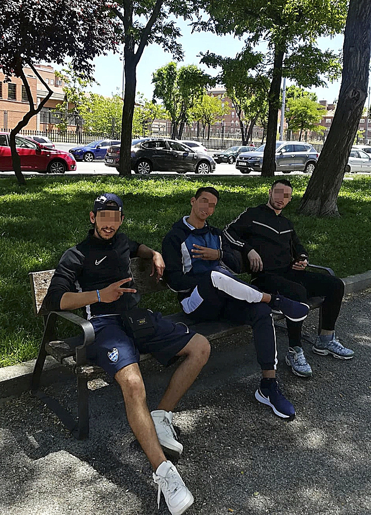 Les deux meurtriers présumés de Samir dans une image récente.