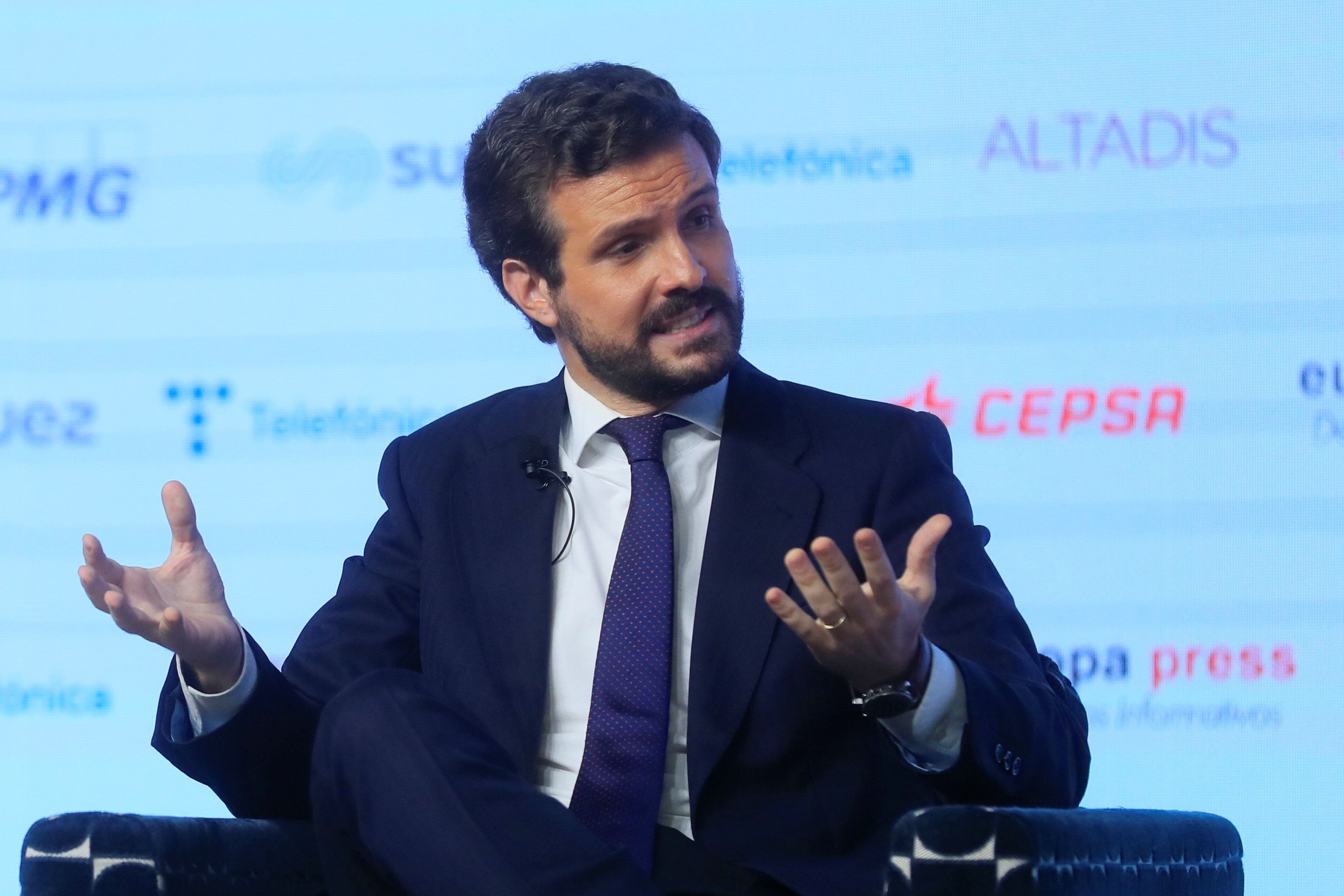 Le président du PP, Pablo Casado.