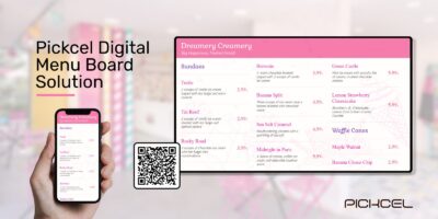 La marque d&rsquo;affichage numérique Pickcel prévoit d&rsquo;aider les restaurants à améliorer l&rsquo;expérience client, un menu à la fois
