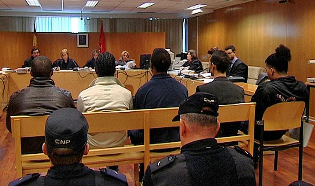 Procès à Madrid contre cinq membres du gang Dominican Don't Play.