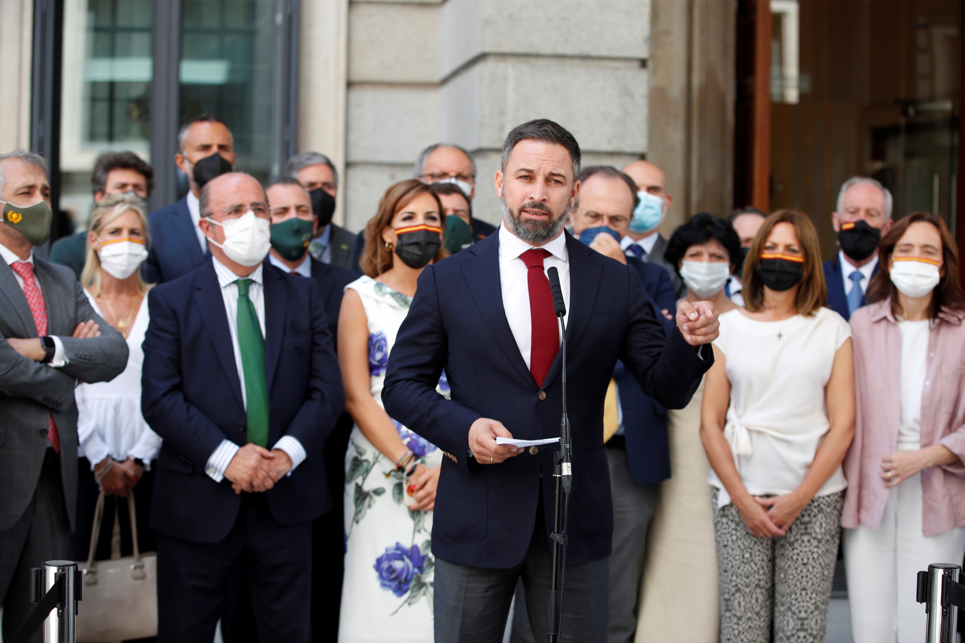 Le président de Vox, Santiago Abascal.