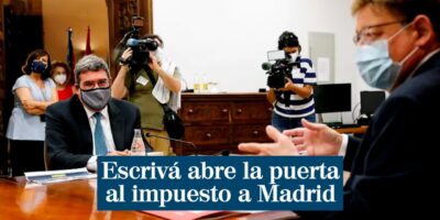 Le ministre Escriv ouvre la porte à la taxe sur Madrid que réclame Ximo Puig : « Il a un long chemin à parcourir »