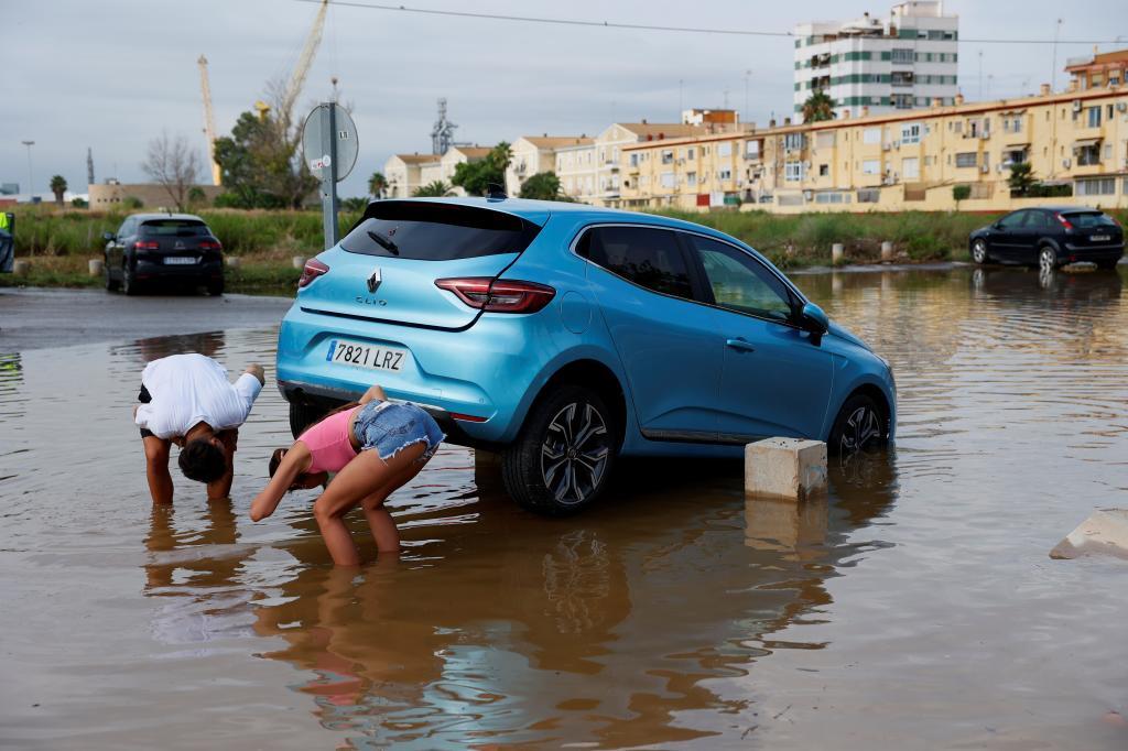 Sagunto subit un épisode de pluies torrentielles