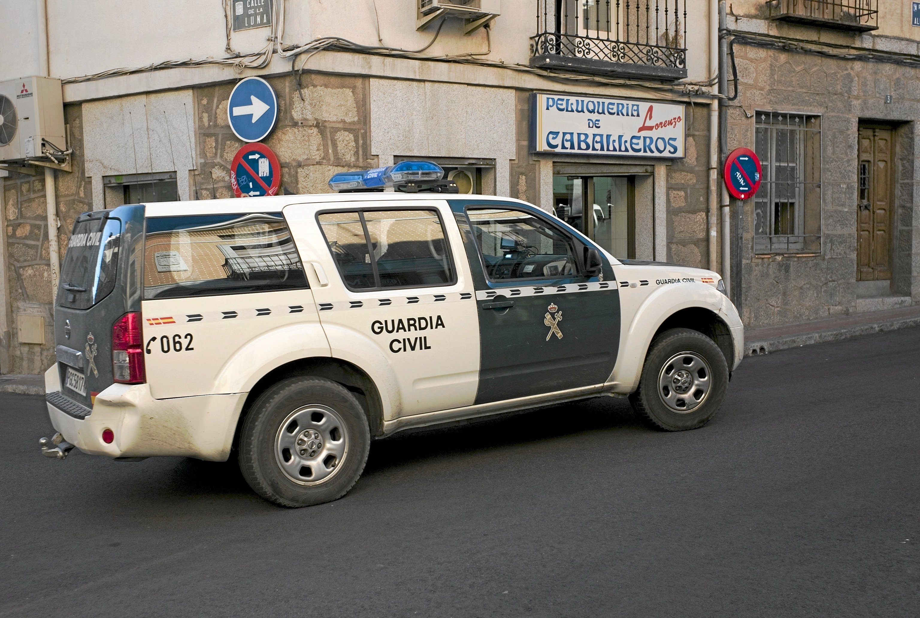 Une patrouille de la Garde civile.
