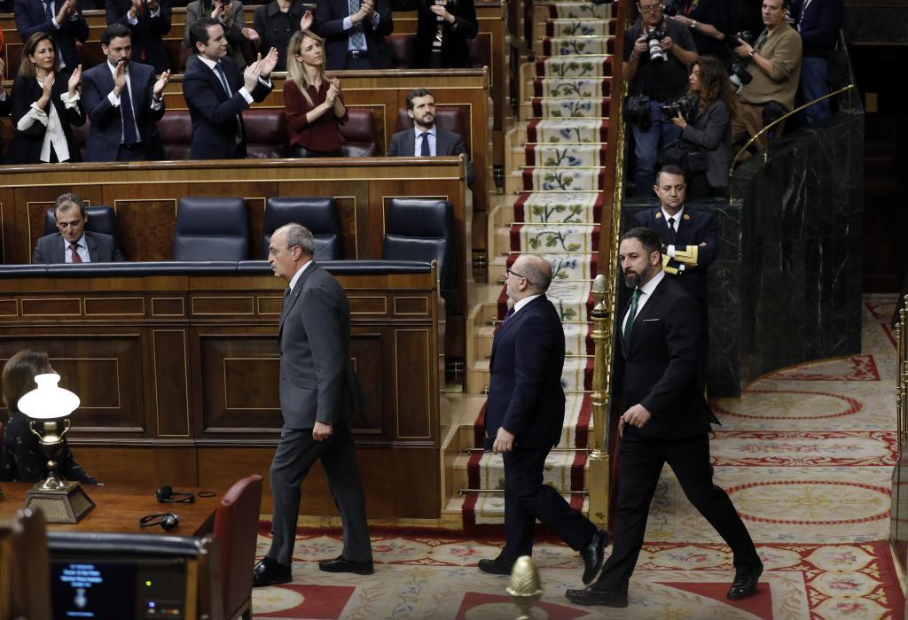 Les députés de Vox et v