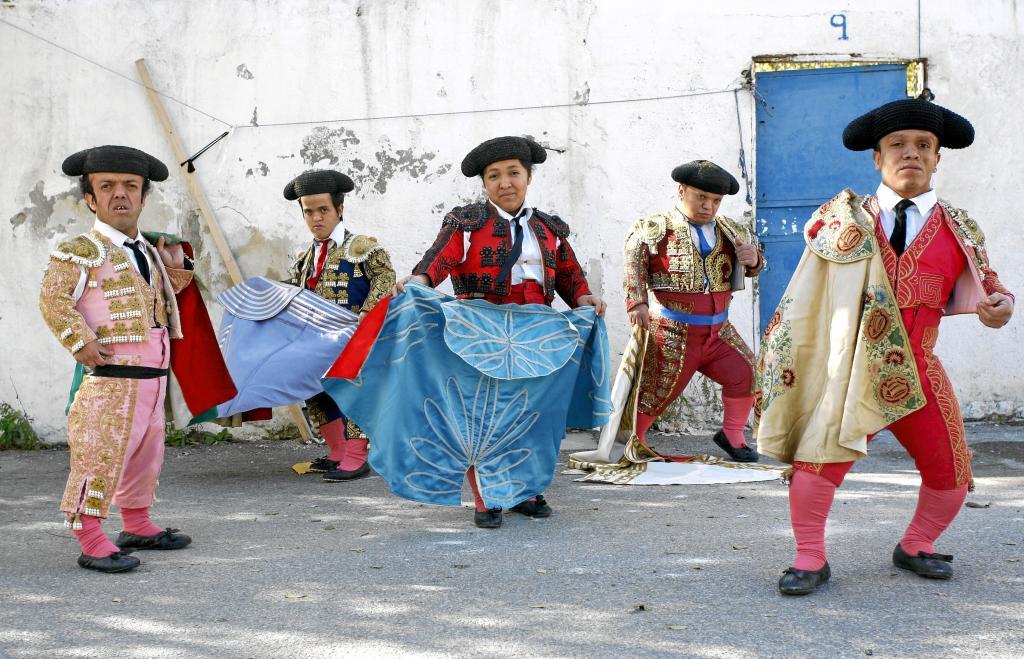 Les protagonistes d'un spectacle