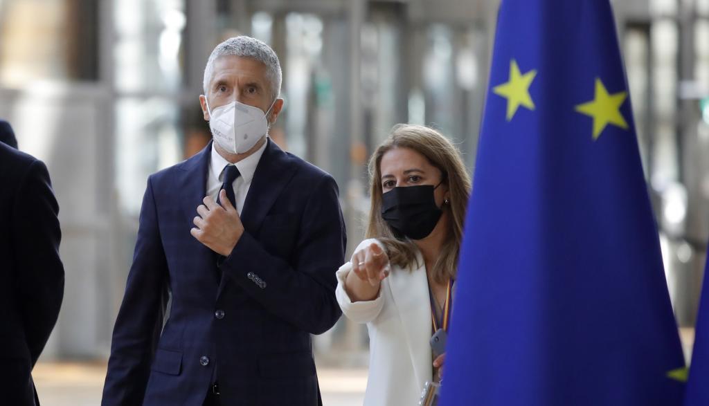 Fernando Grande-Marlaska, ce mardi à Bruxelles.