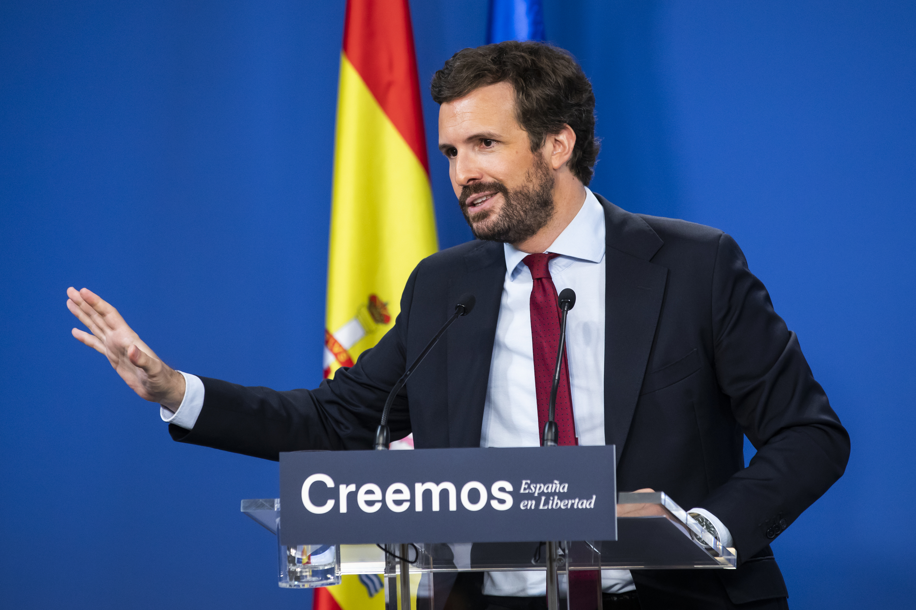 Le président du PP, Pablo Casado.