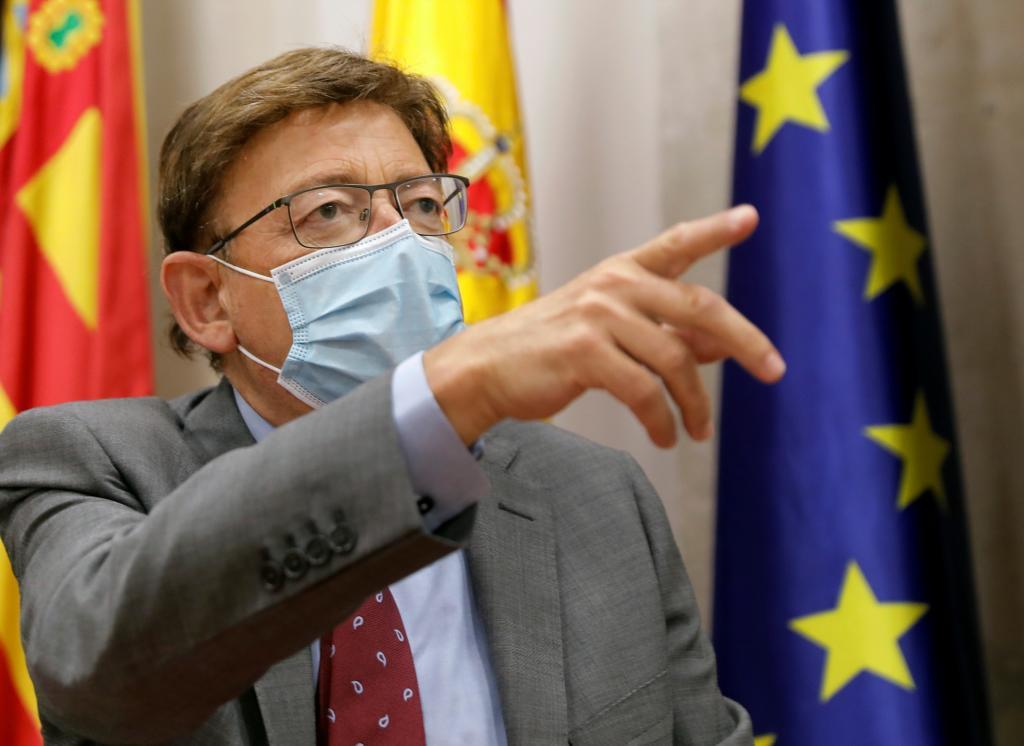 Le président de la Generalitat, Ximo Puig, dans une apparition ce mi