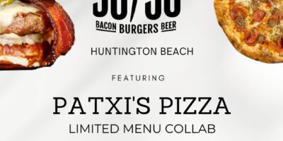 Slater&rsquo;s 50/50 Huntington Beach annonce une collaboration à menu limité avec Patxi&rsquo;s Pizza