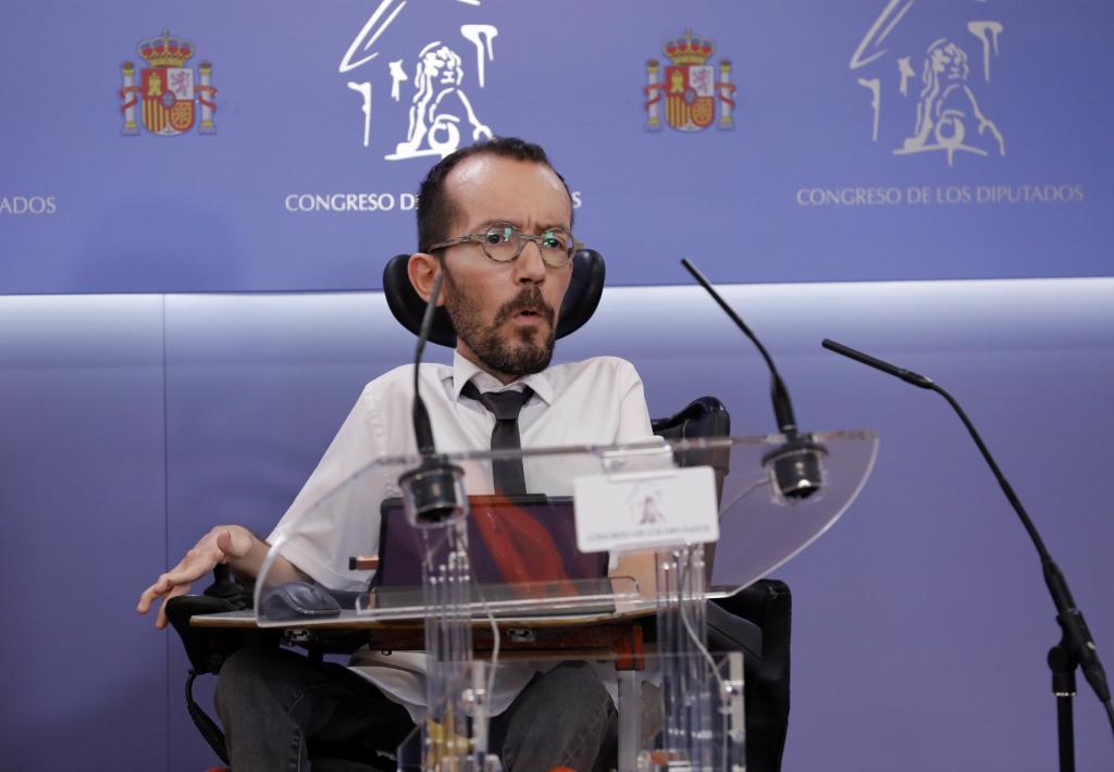 Le porte-parole parlementaire de United We Can, Pablo Echenique.