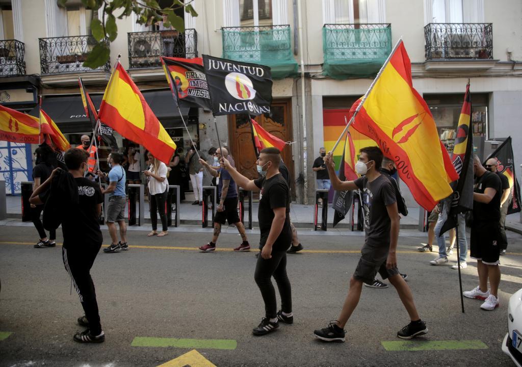 Les manifestants ultas le passé s