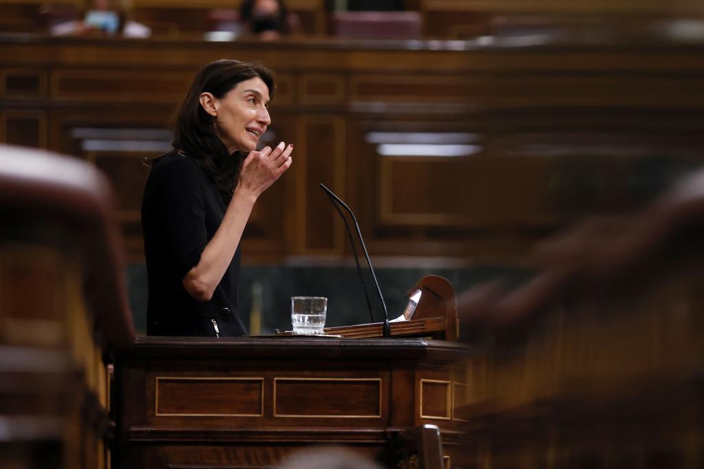 Pilar Llop, au Congrès des députés.