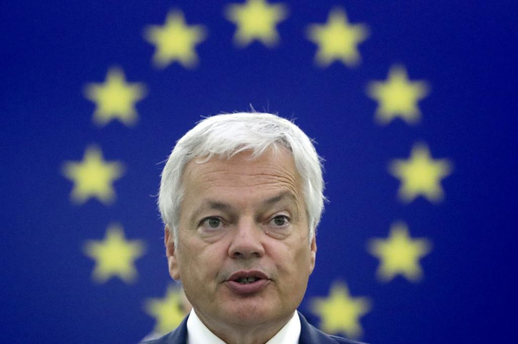 Le commissaire européen à la justice Didier Reynders.