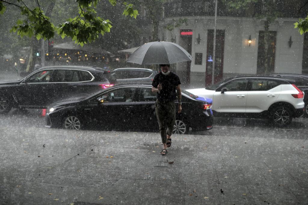 DANA tempêtes de pluie aujourd'hui