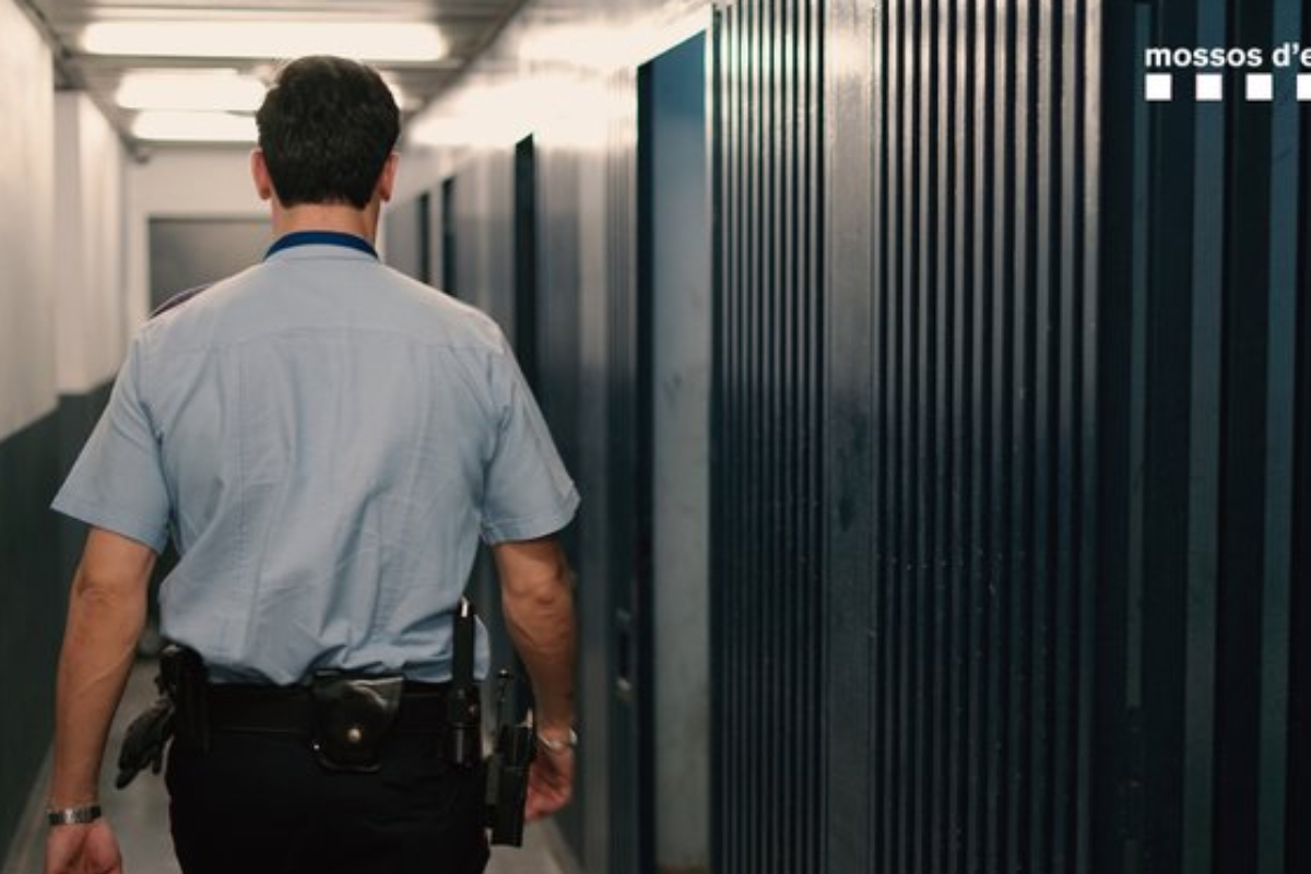 Un agent des Mossos d'Esquadra.