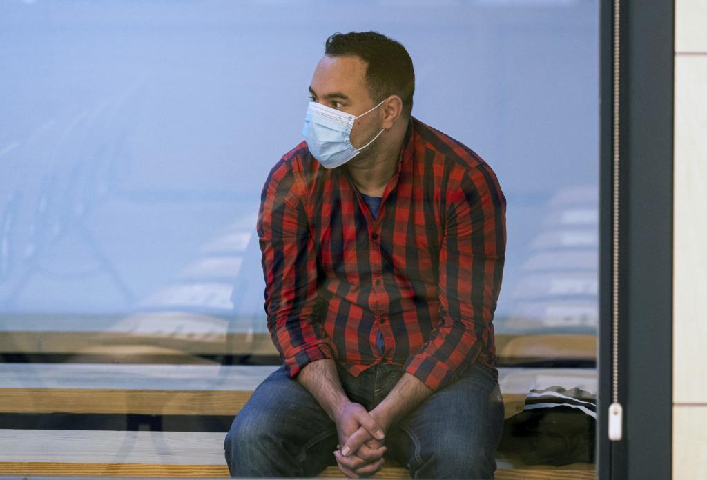 Said den Iazza, sur le banc de l'Audiencia Nacional lors du procès des attentats de Barcelone