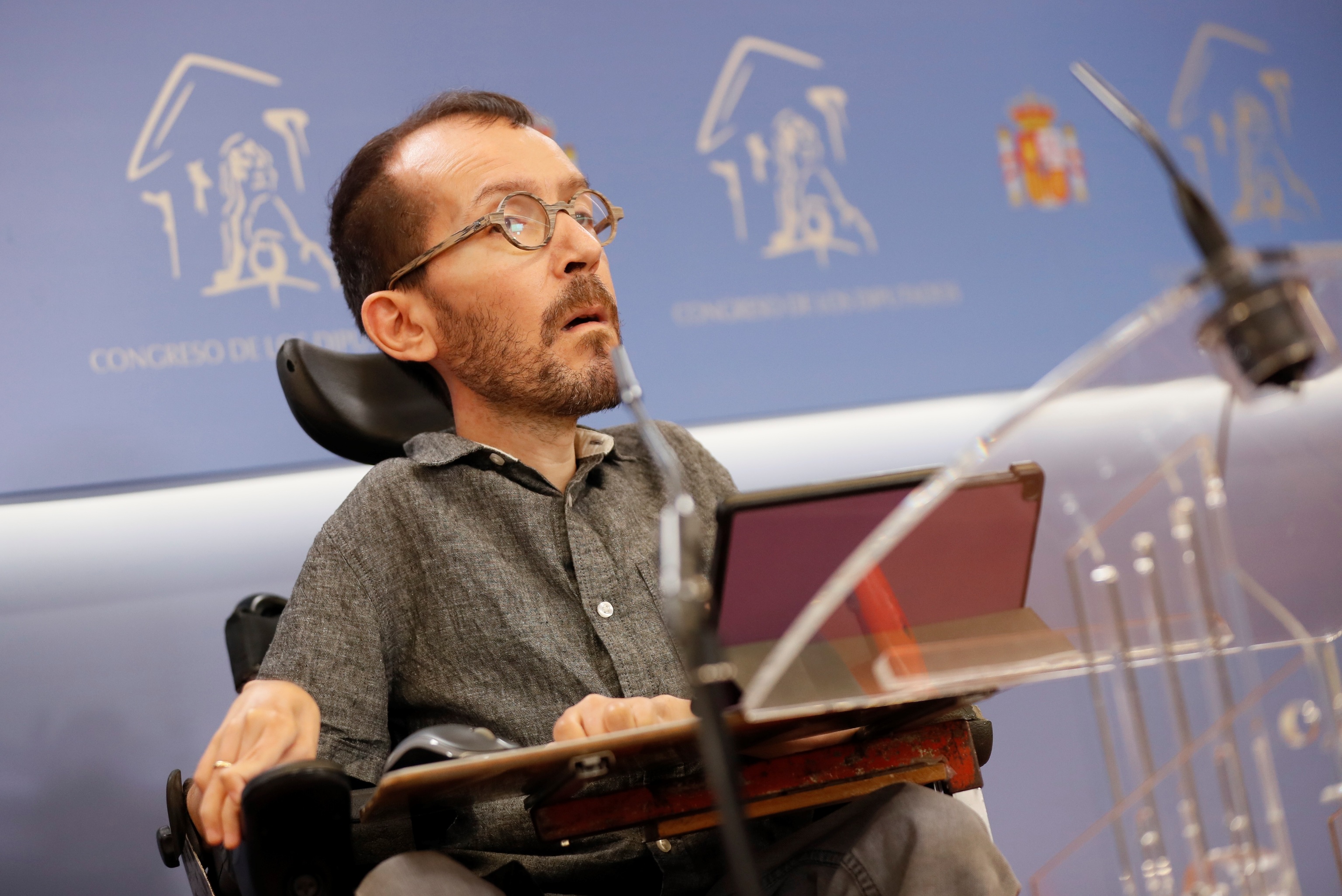 Pablo Echenique, porte-parole de Podemos au Congrès.