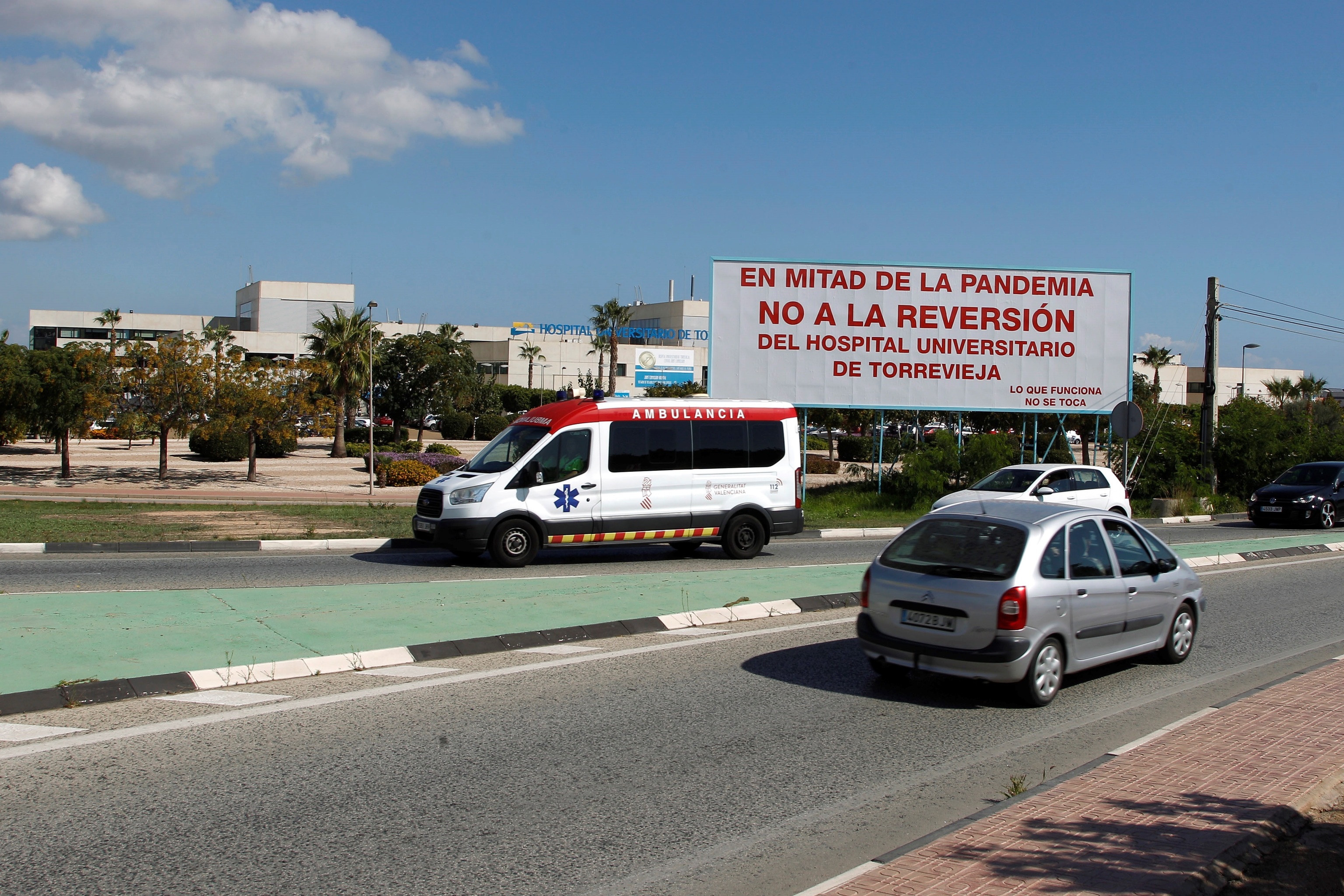 Des panneaux d'affichage pour protester contre le reversi