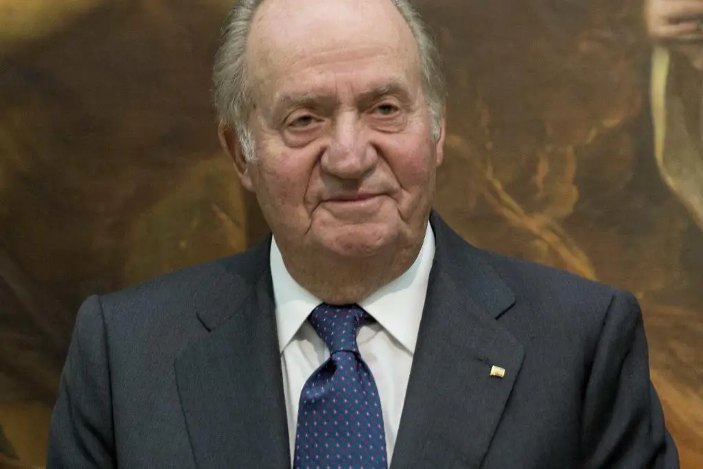 Le roi Juan Carlos, dans un acte à l'Académie des beaux-arts de San Fernando en 2017.