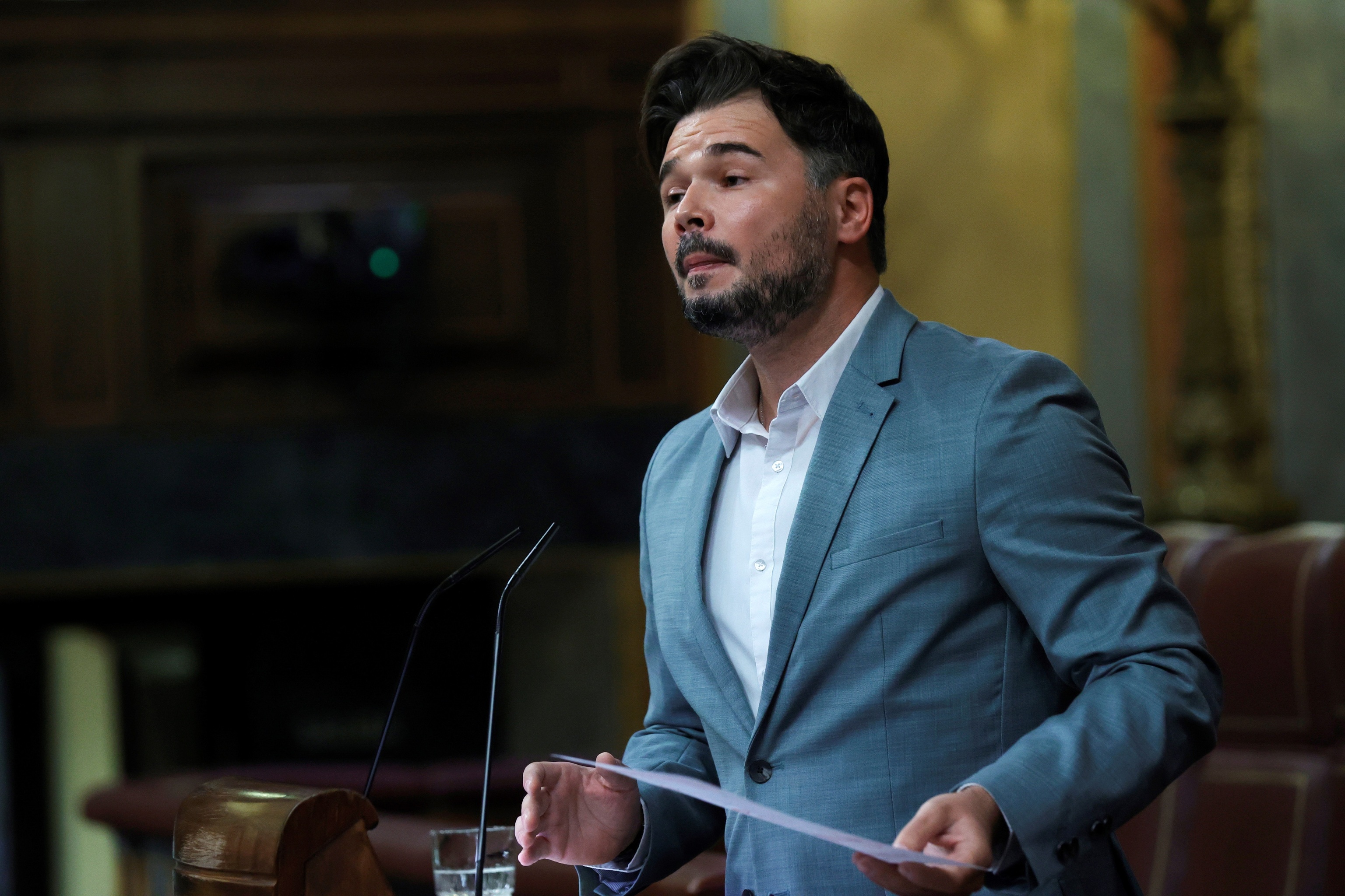 Le porte-parole parlementaire de l'ERC, Gabriel Rufi