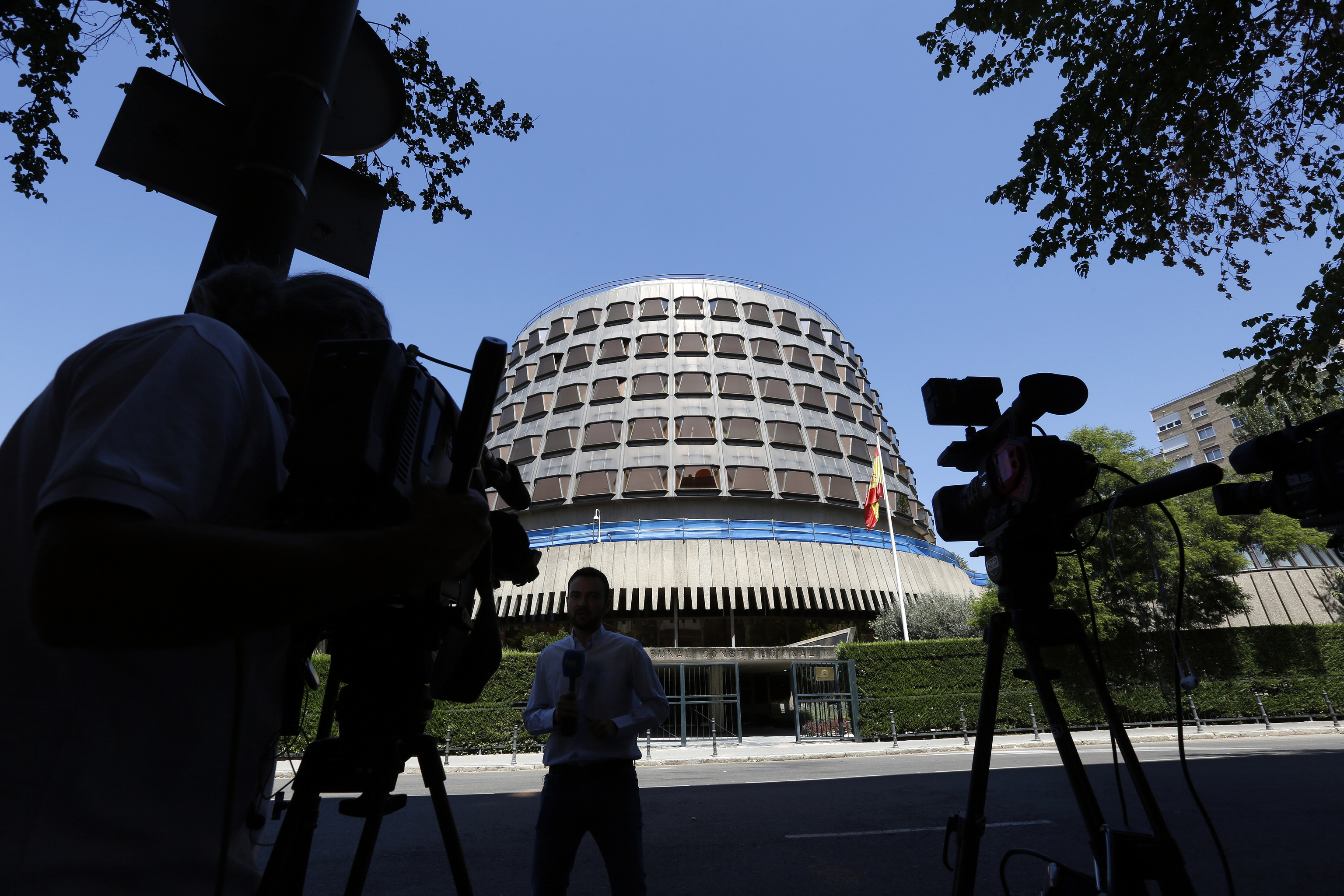 Le siège de la Cour constitutionnelle, à Madrid.