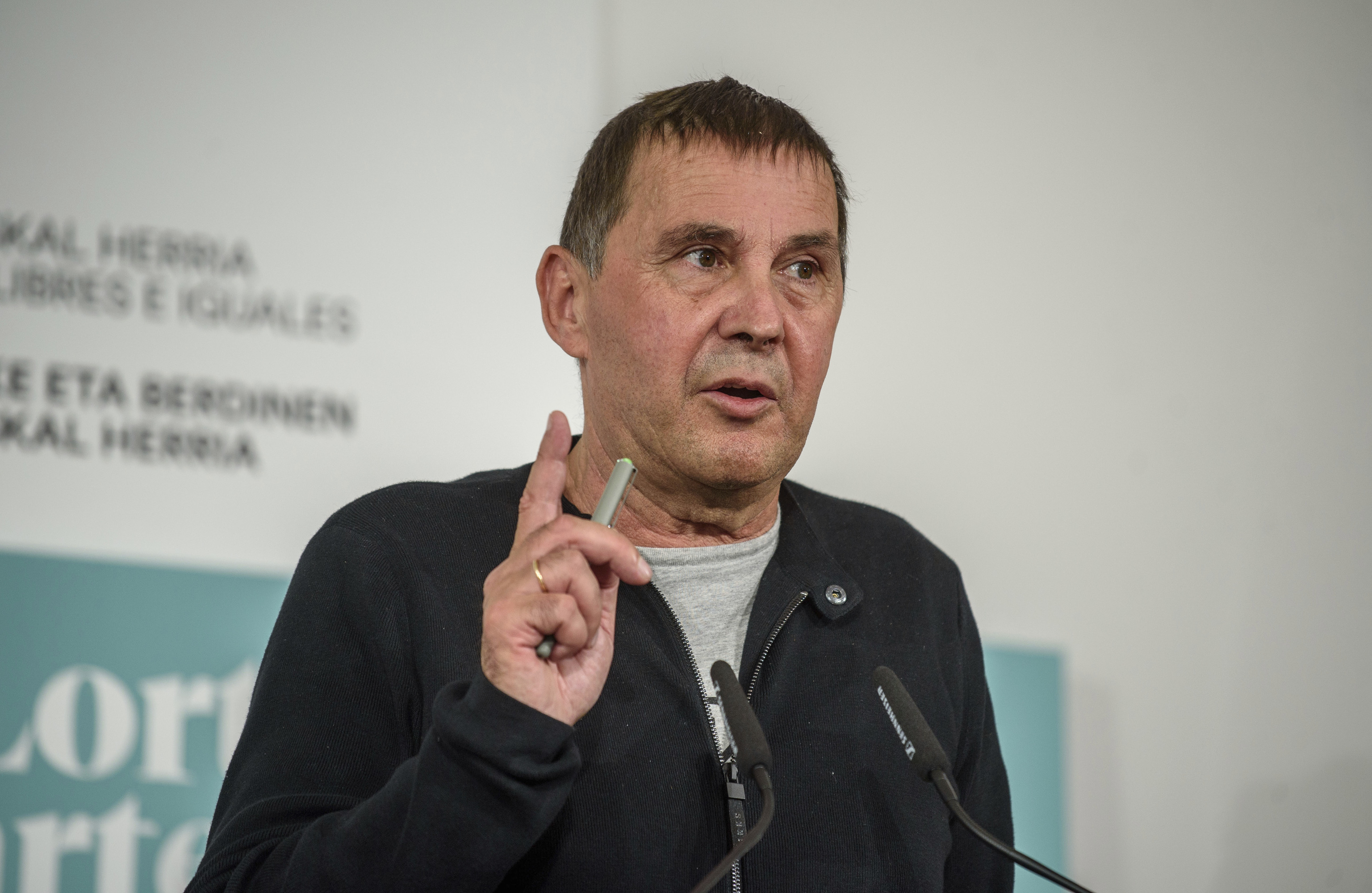 Arnaldo Otegi, l'un des condamnés dans l'affaire Bateragune, début octobre.