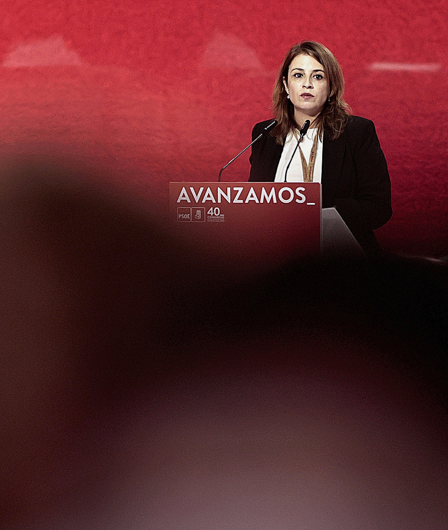 Adriana Lastra, lors de son discours