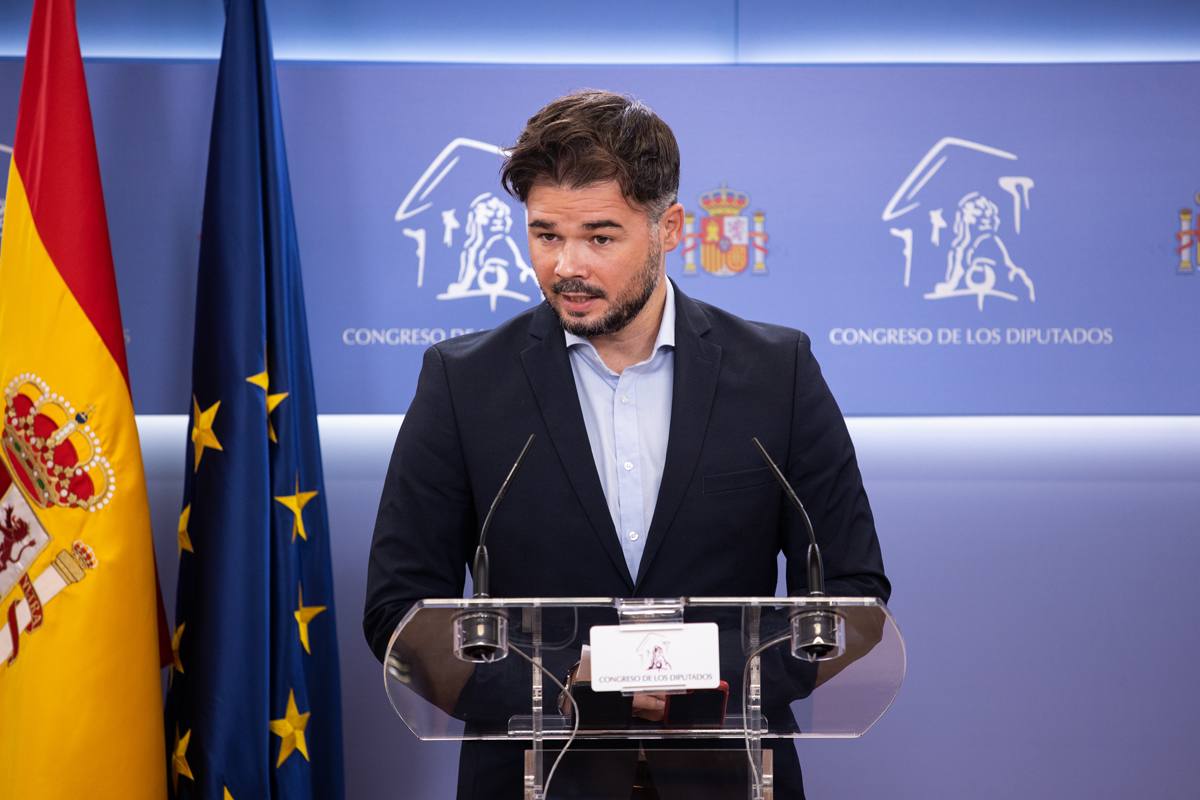 Le porte-parole parlementaire de l'ERC, Gabriel Rufián.