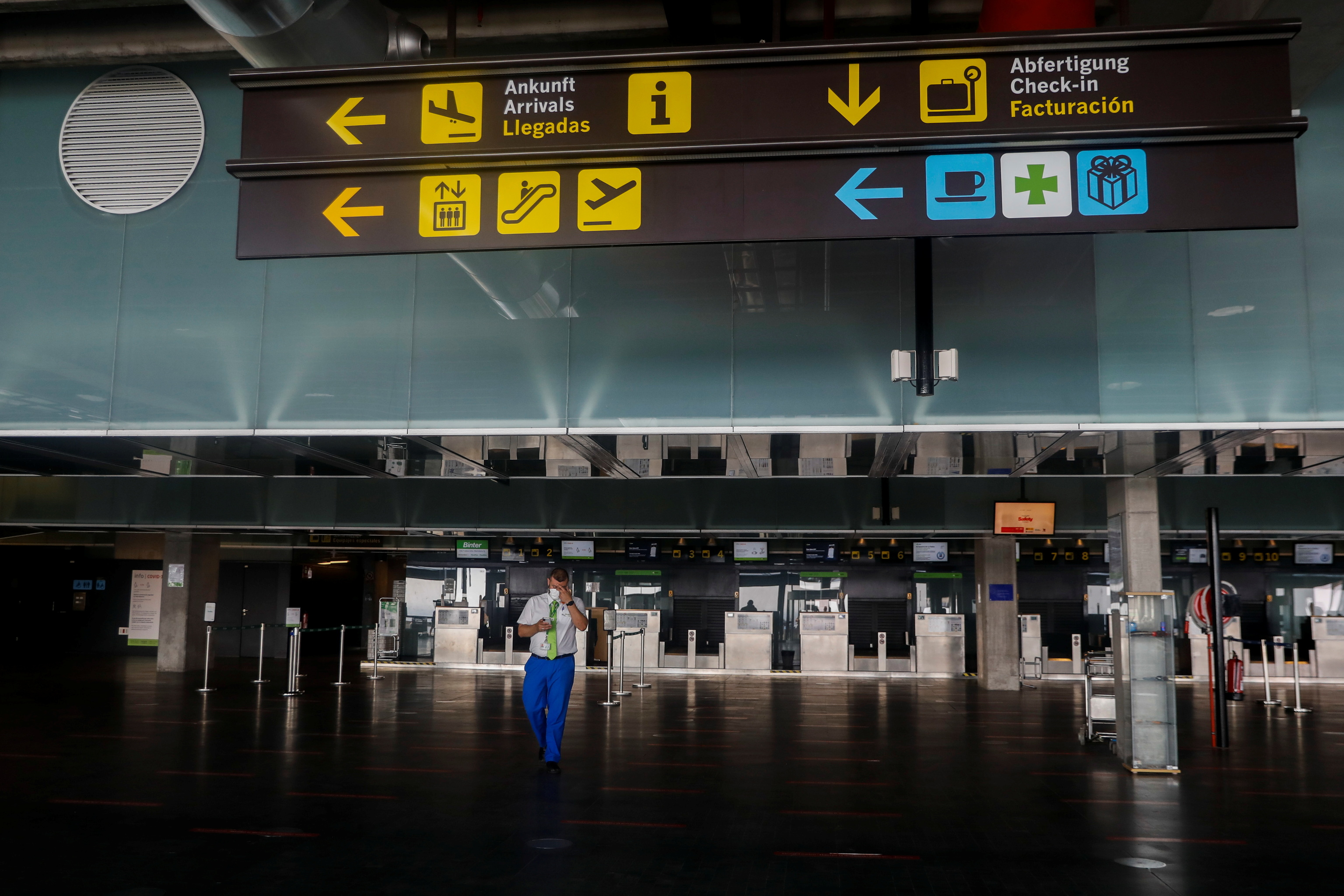 L'aéroport de La Palma, dimanche dernier.