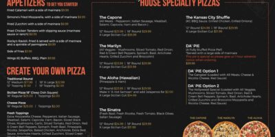 Menu Design Group lance de nouvelles solutions de tableaux de menus numériques pour pizzeria