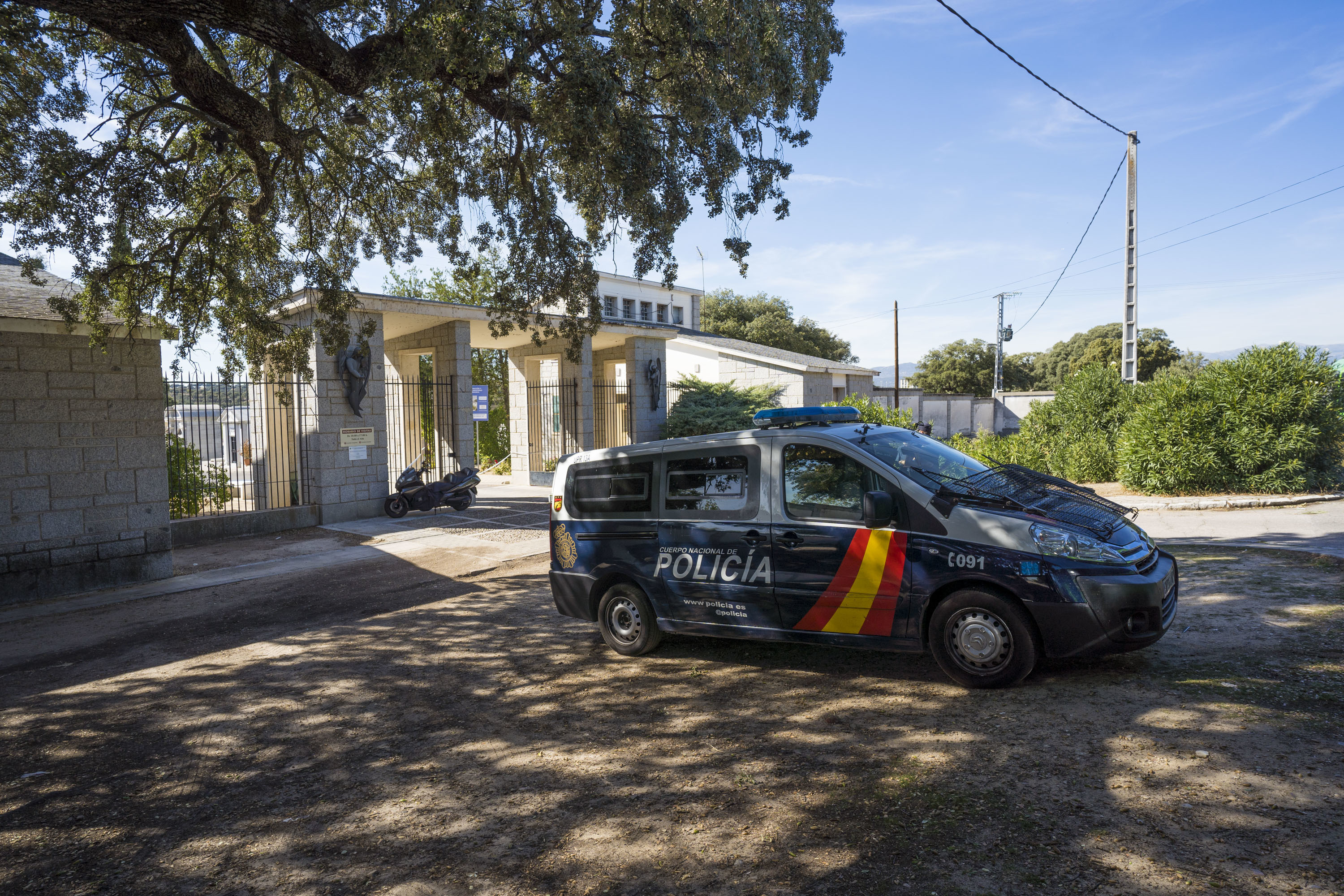 Une voiture de patrouille de police