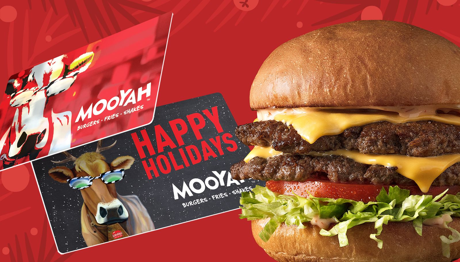 MOOYAH Burgers, Fries & Shakes ajoute la joie des Fêtes à son menu avec 2 offres de shakes saisonniers à durée limitée et une promotion de carte-cadeau