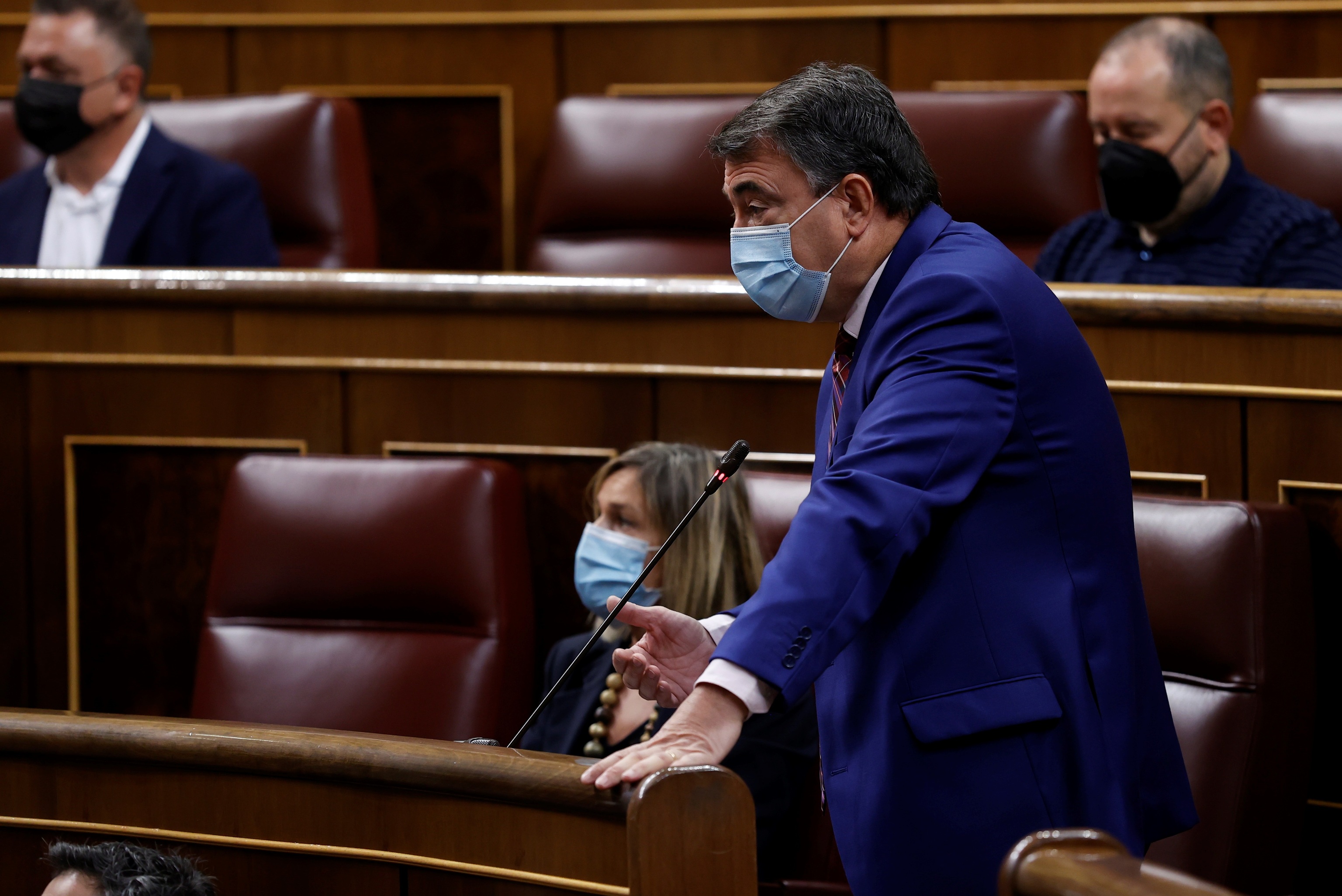 Aitor Esteban, lors d'une séance